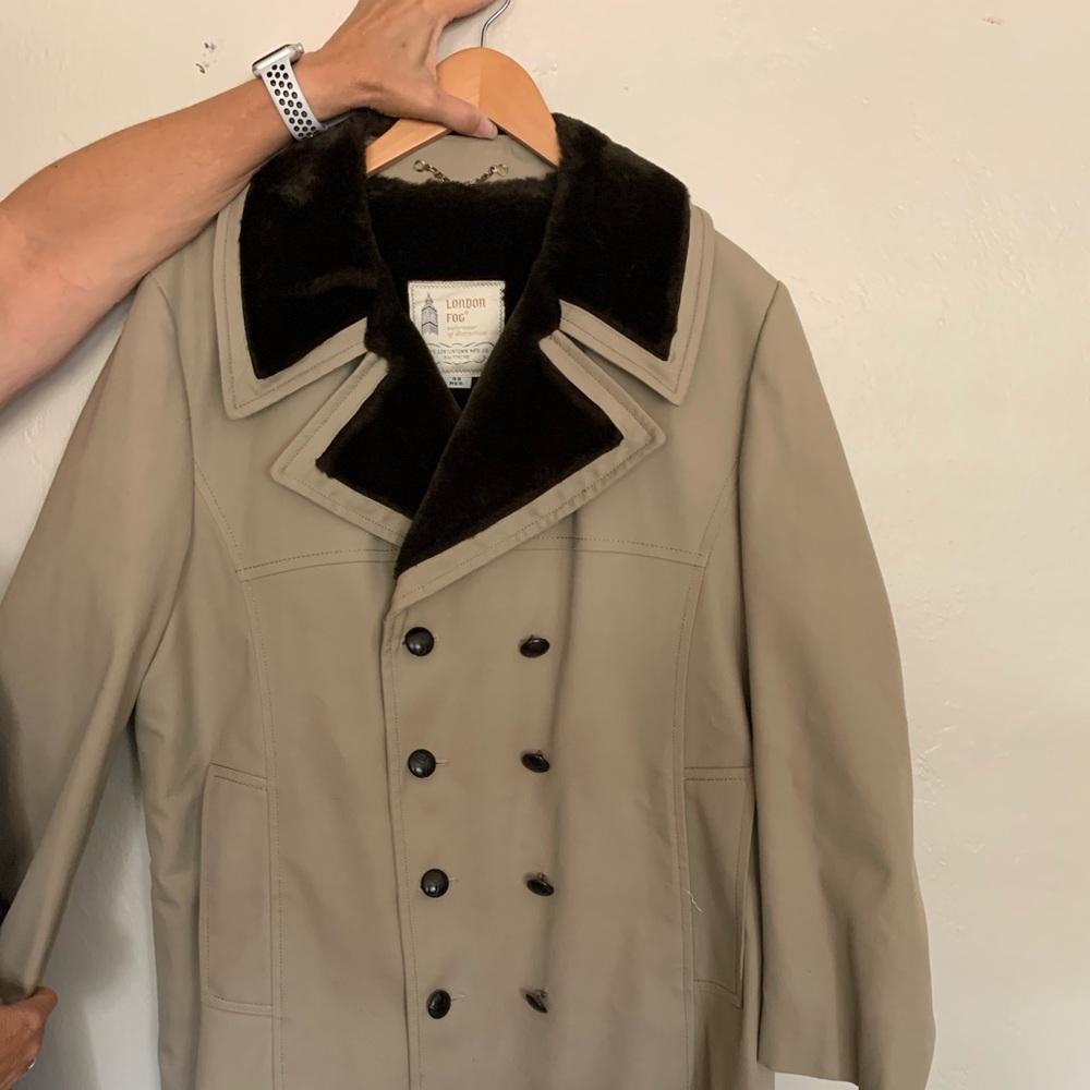London Fog overcoat, trench coat 44 reg